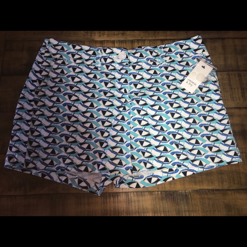 Crown & Ivy Umbrella Shorts Size 8p New with Tags